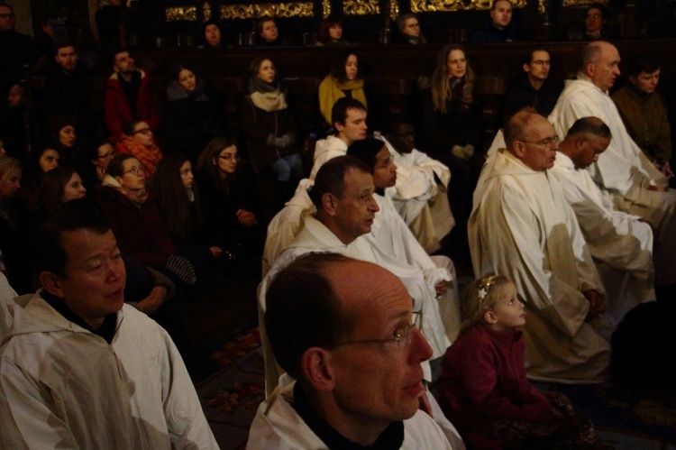 Spotkanie z braćmi z Taizé w kościele Mariackim w Krakowie