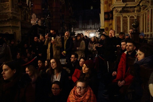 Spotkanie z braćmi z Taizé w kościele Mariackim w Krakowie