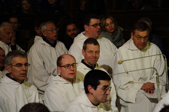 Spotkanie z braćmi z Taizé w kościele Mariackim w Krakowie