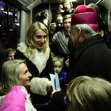 Kolędowanie z metropolitą krakowskim w tramwaju MPK 2020