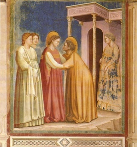 Giotto, Nawiedzenie.