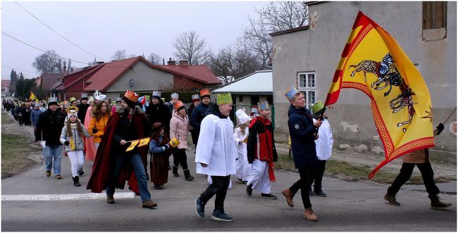 Orszak w Radomyślu nad Sanem.