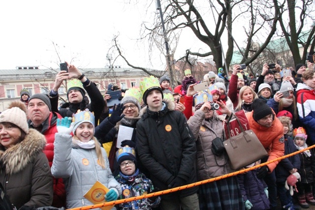 Orszak Trzech Króli na ulicach Warszawy 