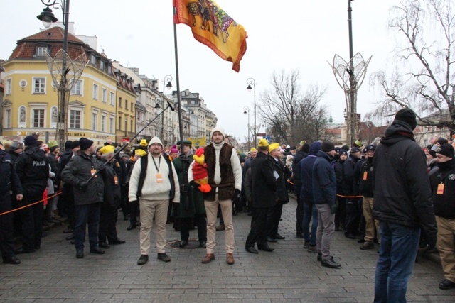 Orszak Trzech Króli na ulicach Warszawy 