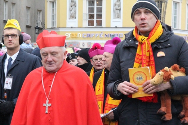 Orszak Trzech Króli na ulicach Warszawy 