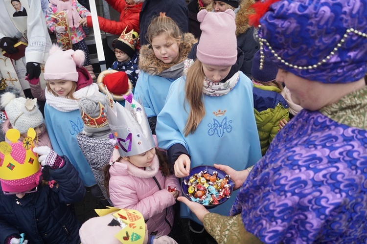 Uliczne jasełka na ulicach Skwierzyny