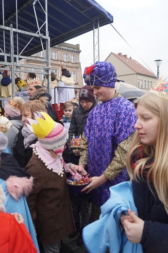 Uliczne jasełka na ulicach Skwierzyny