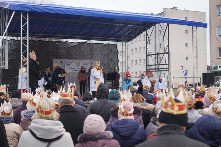 Uliczne jasełka na ulicach Skwierzyny