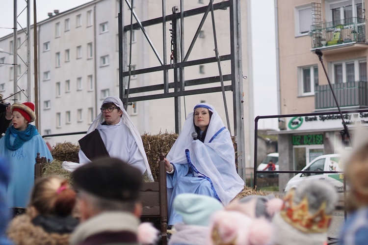 Uliczne jasełka na ulicach Skwierzyny