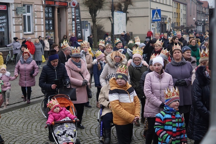 Uliczne jasełka na ulicach Skwierzyny