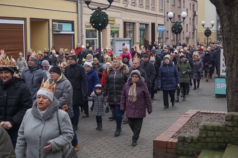 Uliczne jasełka na ulicach Skwierzyny
