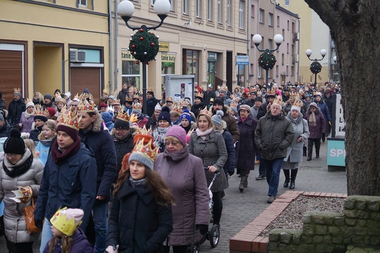 Uliczne jasełka na ulicach Skwierzyny