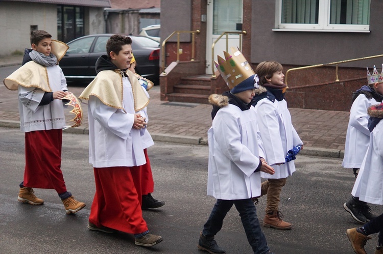 Uliczne jasełka na ulicach Skwierzyny