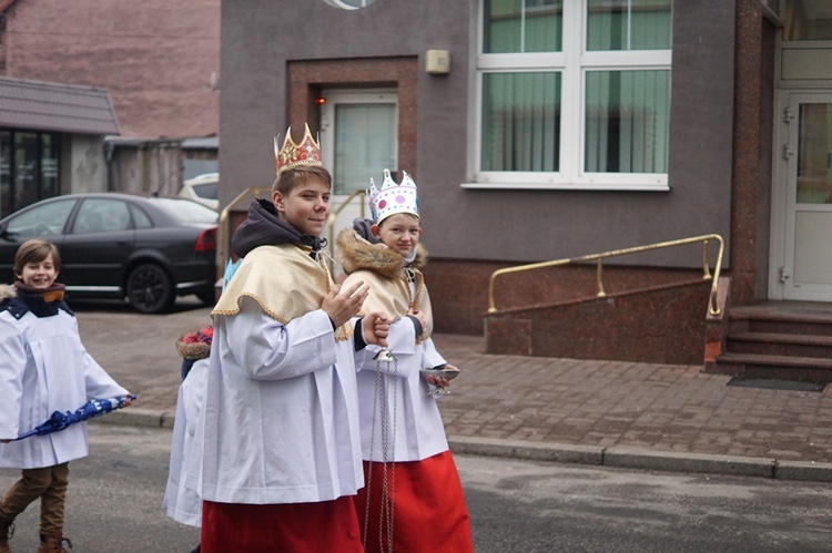 Uliczne jasełka na ulicach Skwierzyny