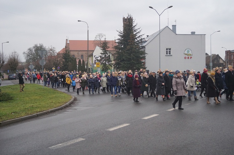 Uliczne jasełka na ulicach Skwierzyny