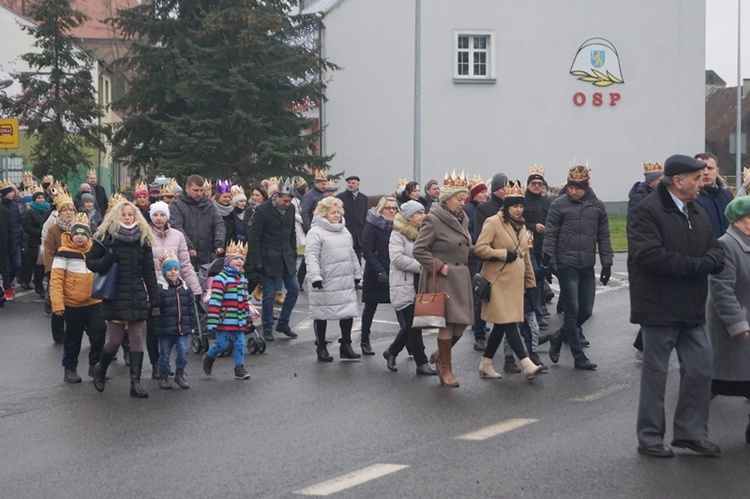 Uliczne jasełka na ulicach Skwierzyny