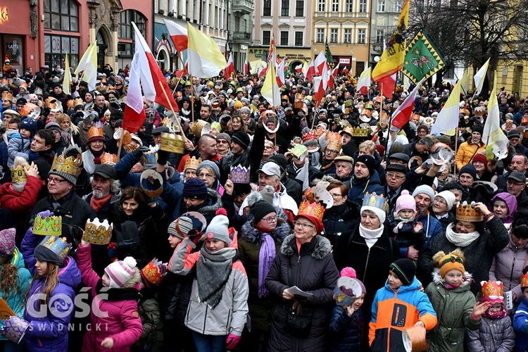 Orszak Trzech Króli 2020 w Świdnicy