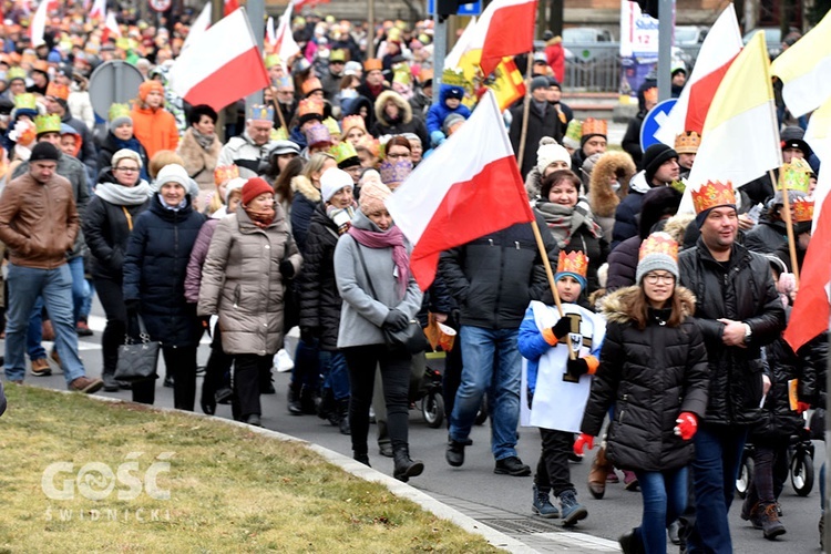 Orszak Trzech Króli 2020 w Świdnicy