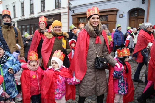 Orszak Trzech Króli w Bielsku-Białej 2020, cz. 1 - na trasie