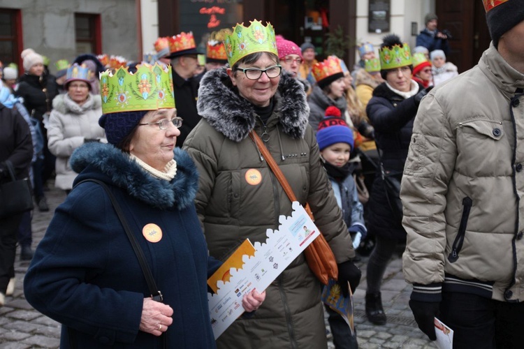 Orszak Trzech Króli w Bielsku-Białej 2020, cz. 1 - na trasie