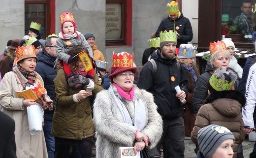 Orszak Trzech Króli w Bielsku-Białej 2020, cz. 1 - na trasie