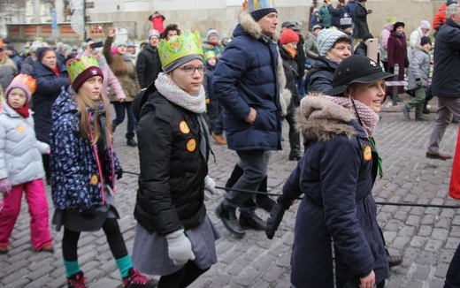 Orszak Trzech Króli w Bielsku-Białej 2020, cz. 1 - na trasie
