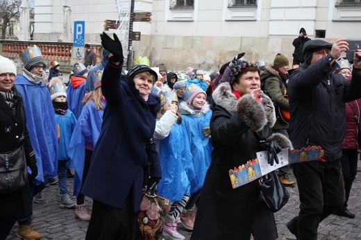 Orszak Trzech Króli w Bielsku-Białej 2020, cz. 1 - na trasie