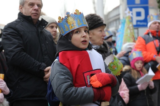 Orszak Trzech Króli w Bielsku-Białej 2020, cz. 1 - na trasie