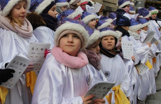 Orszak Trzech Króli w Bielsku-Białej 2020, cz. 1 - na trasie