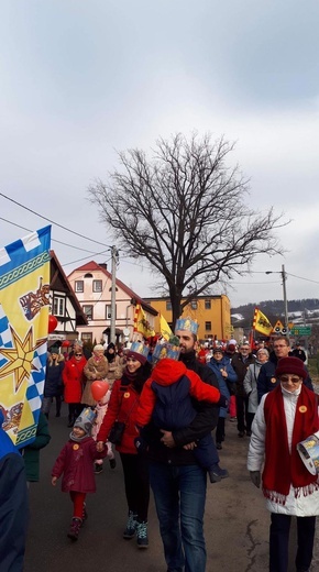 Orszak Trzech Króli 2020 w Nowej Rudzie-Słupcu