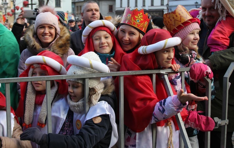 Orszak Trzech Króli w Bielsku-Białej 2020, cz. 2 - na Rynku