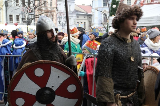 Orszak Trzech Króli w Bielsku-Białej 2020, cz. 2 - na Rynku