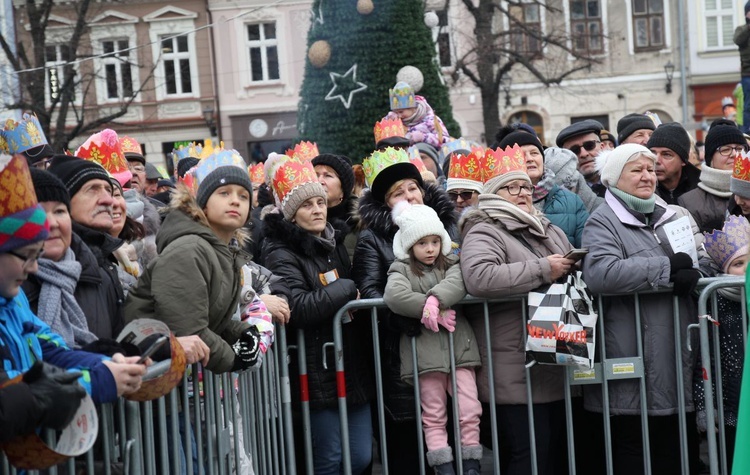 Orszak Trzech Króli w Bielsku-Białej 2020, cz. 2 - na Rynku