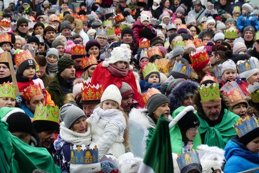 Orszak Trzech Króli w Bielsku-Białej 2020, cz. 2 - na Rynku