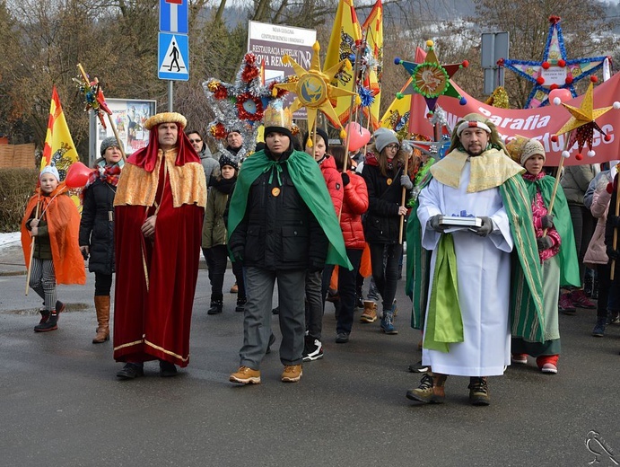 Orszak Trzech Króli 2020 w Nowej Rudzie-Słupcu