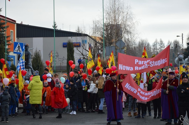 Orszak Trzech Króli 2020 w Nowej Rudzie-Słupcu