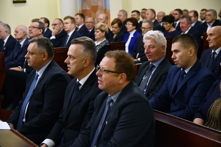Spotkanie biskupa z samorządowcami