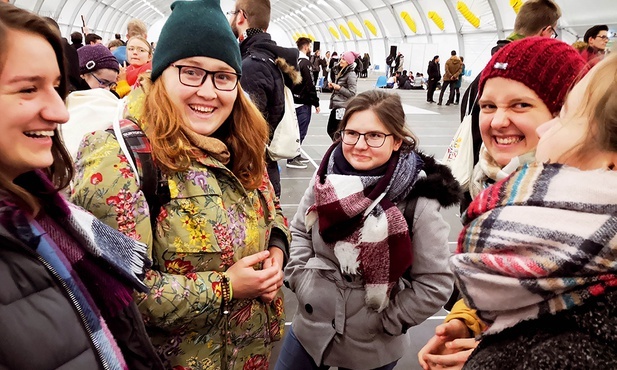 Pielgrzymi podzielili się z wrocławianami wielką radością.