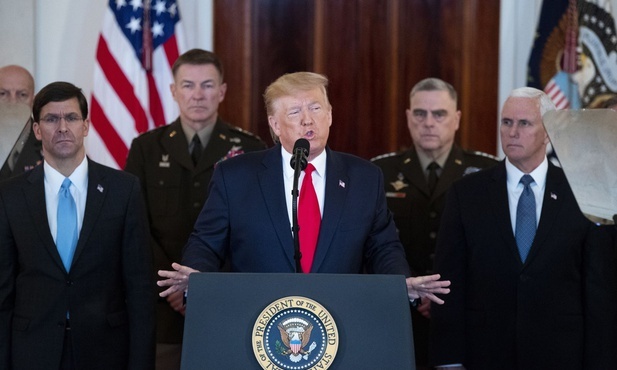 Dpnald Trum podcas wystąpienia