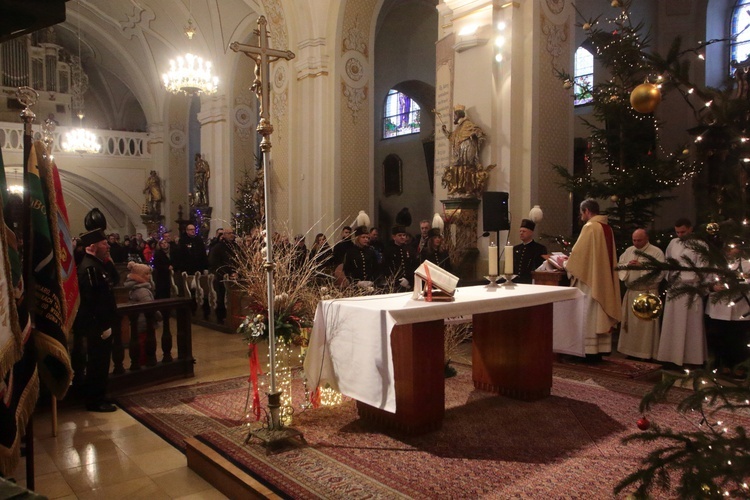 Górnicy u Jutrzenki Nadziei w Grodowcu