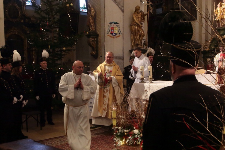 Górnicy u Jutrzenki Nadziei w Grodowcu