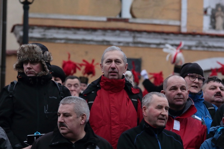 Górnicy u Jutrzenki Nadziei w Grodowcu