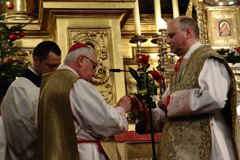 Instalacja nowego kanonika kapituły wawelskiej - ks. Zbigniewa Bielasa