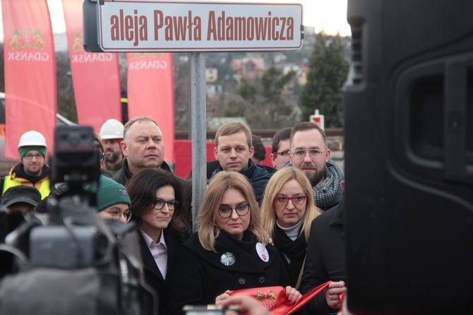 Otwarto aleję Pawła Adamowicza 