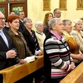 Część gości w seminaryjnej kaplicy w czasie Mszy św.