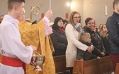 Poświęcenie nowej chrzcielnicy w Miliardowicach