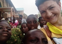 Pani Danuta odwiedziła swoją córkę w Rwandzie