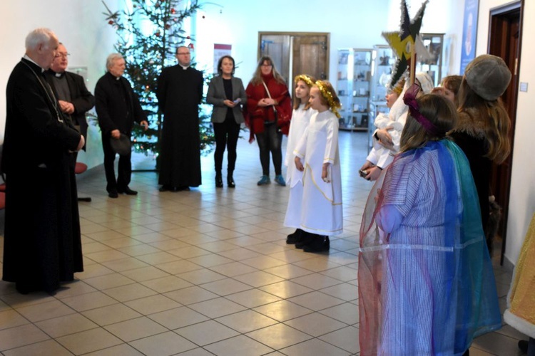 Kolędnicy misyjni w Świdnickiej Kurii Biskupiej