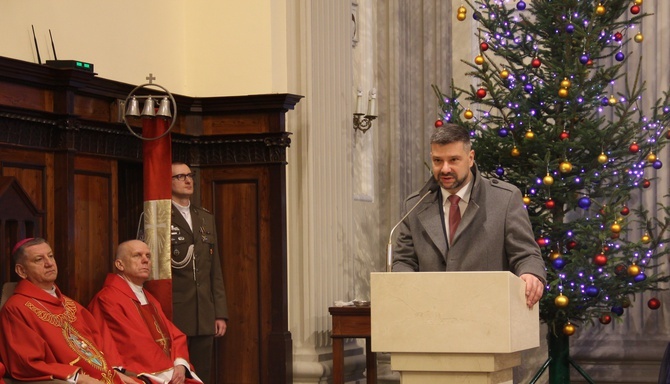 Odsłonięcie tablicy upamiętniającej mjr. Stefana Janusa