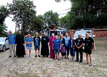 Służby ogólnopielgrzymkowe z bp. Jackiem Jezierskim w sanktuarium Matki Bożej Bolesnej w Oborach.